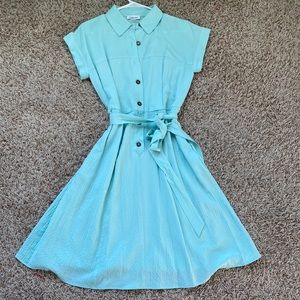 Calvin Klein cloth sage green dress